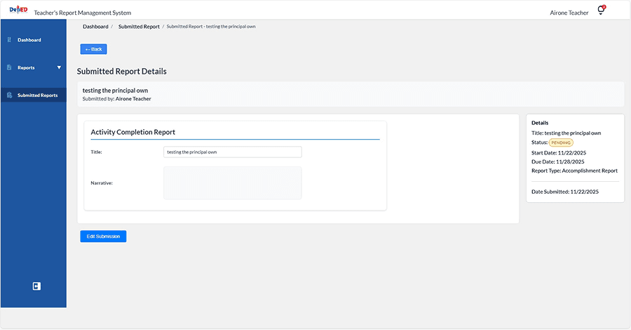TeRMS System - Records List